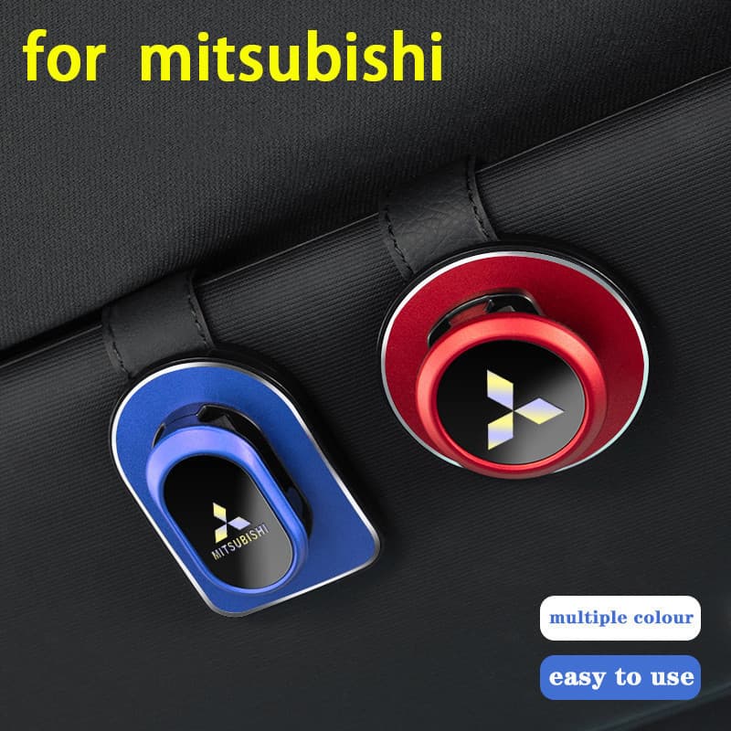 Suporte para óculos de carro, clipe criativo multifuncional, adequado para soleiras de porta de carros Mitsubishi, supor