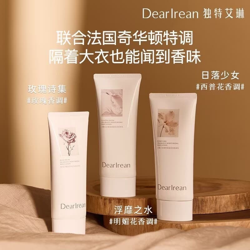Dearlrean Hidratante Hidratante Outono Inverno Fragrância de Longa Duração Loção Corporal Unissex