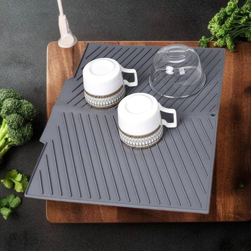 haostone Almofada De Drenagem De Silicone Com Furo Tapete De Secagem Potes Prato Dreno Esteira Para Utensílios De Cozinh