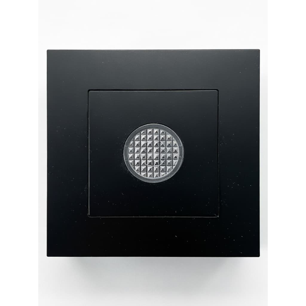 Tipo 86 escadas passarela Sensor de controle voz interruptor preto toque parede controle luz inteligente 250V painel int