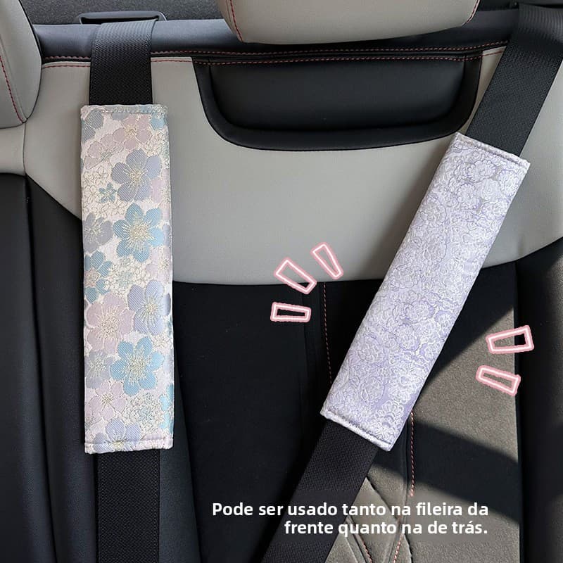 Novo estilo chinês cinto de segurança do carro protetor de ombro capa proteção de ombro do carro cinto de segurança capa