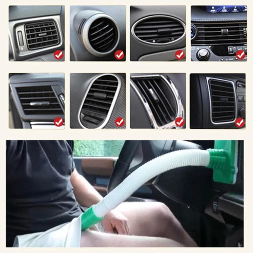 Extensor De Ventilação AC Para Carro , Resistente Ao Desgaste , Tubo De Extensão Portátil Elástico De Ar Acessórios De R
