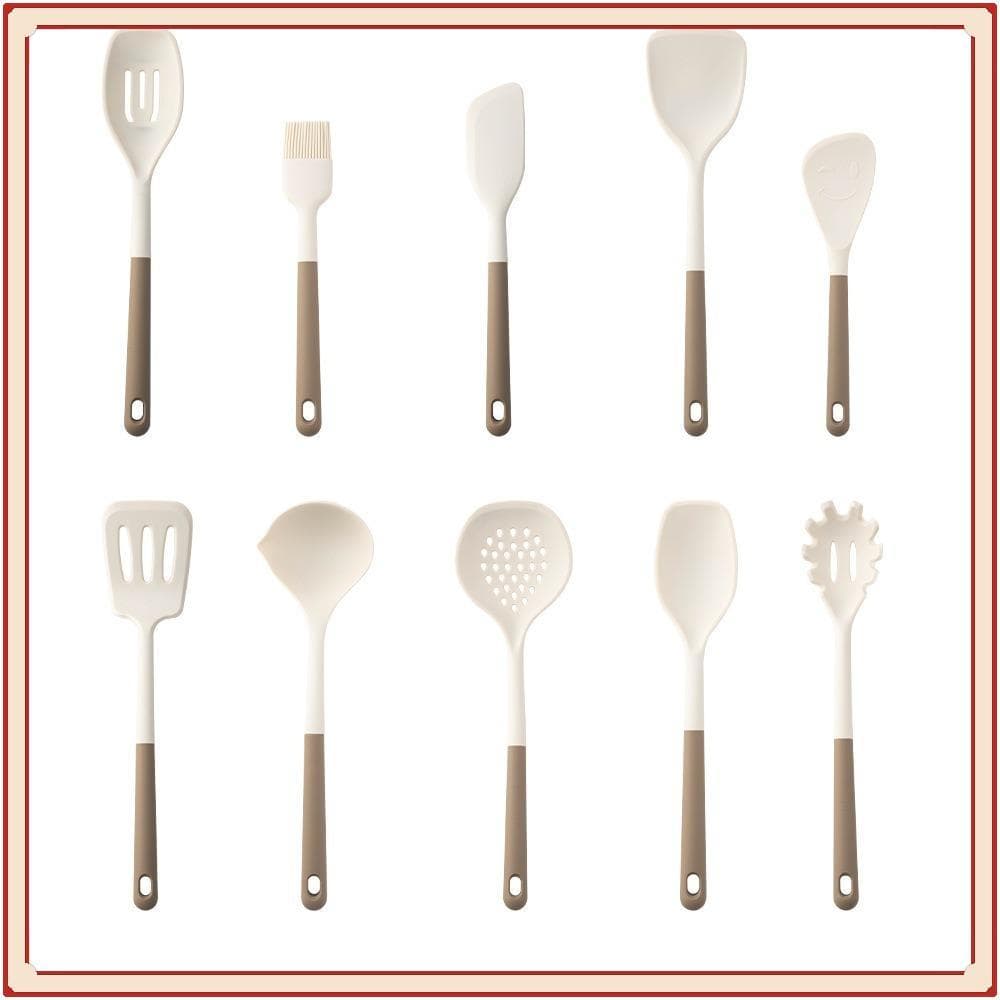 Raspador De Espátula De Cozinha , Conjunto De Utensílios Antiaderente Resistente A Altas Temperaturas , Concha De