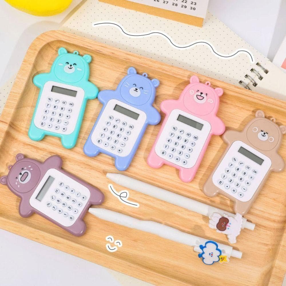 Mini Calculadora , Calculadoras Científicas Em Forma De Urso , De Estudante