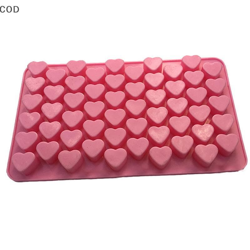 [gla] Mini Molde De Coração Bandeja De Cubos De Gelo De Silicone DIY Fondant De Chocolate Pastelaria 3D BR