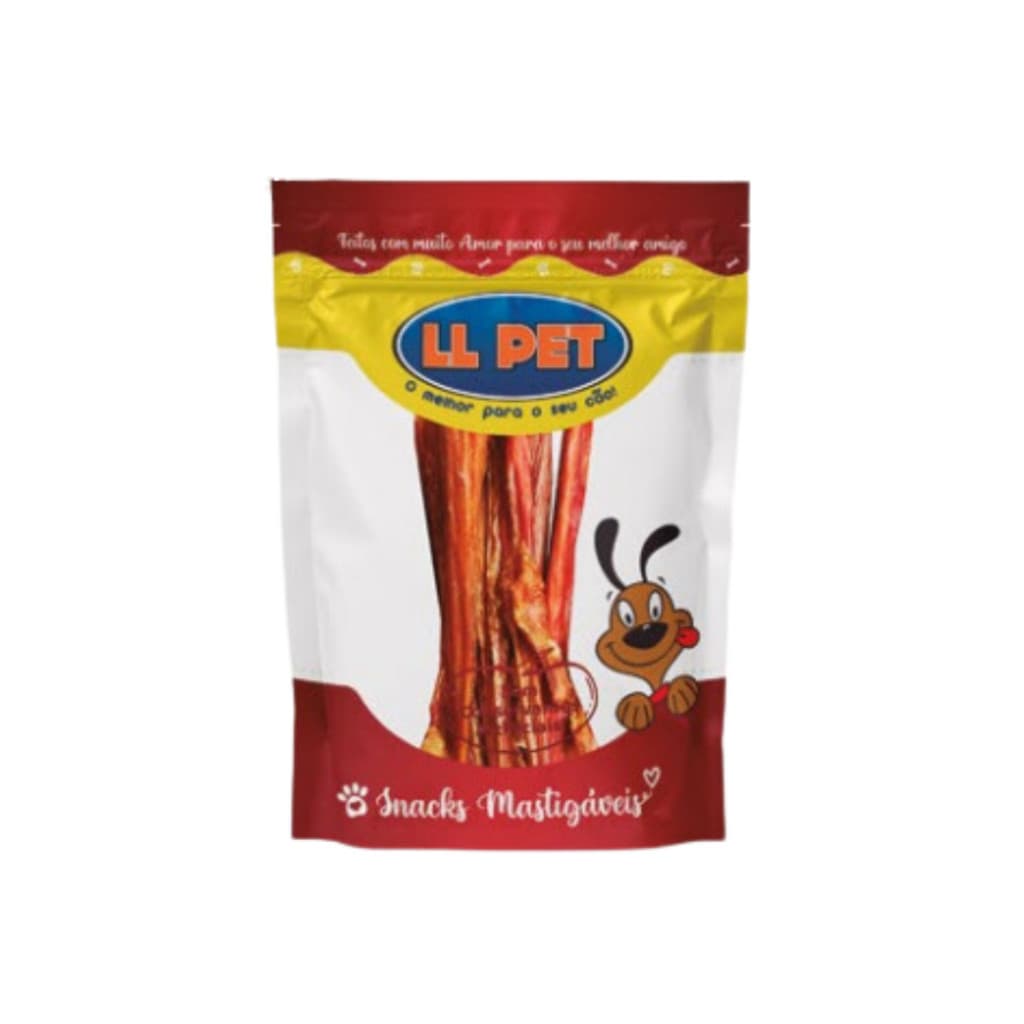 Palitos Petisco Natural Para Cães - Bexiga de Bovino Desidratada Mastigável todas as Raças e Idades Petisco Adestramento