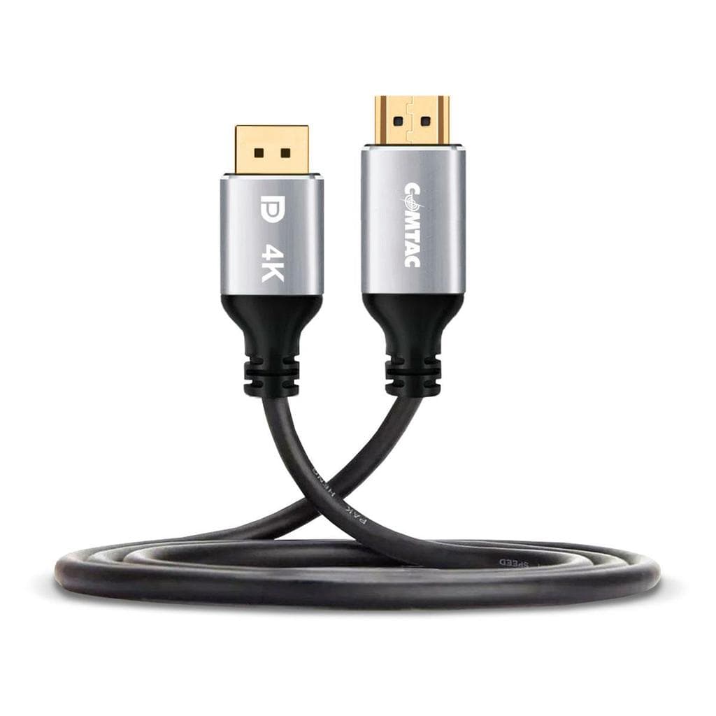 Cabo Conversor DisplayPort para HDMI - 1 Metro - (DisplayPort M X HDMI M) - Comtac 22129475