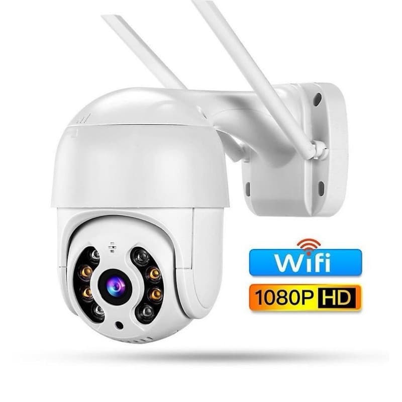 Câmera De Segurança Wi-fi Externa À Prova D'água Full Hd Icsee Gira 360 Speed Dome - Bivolt