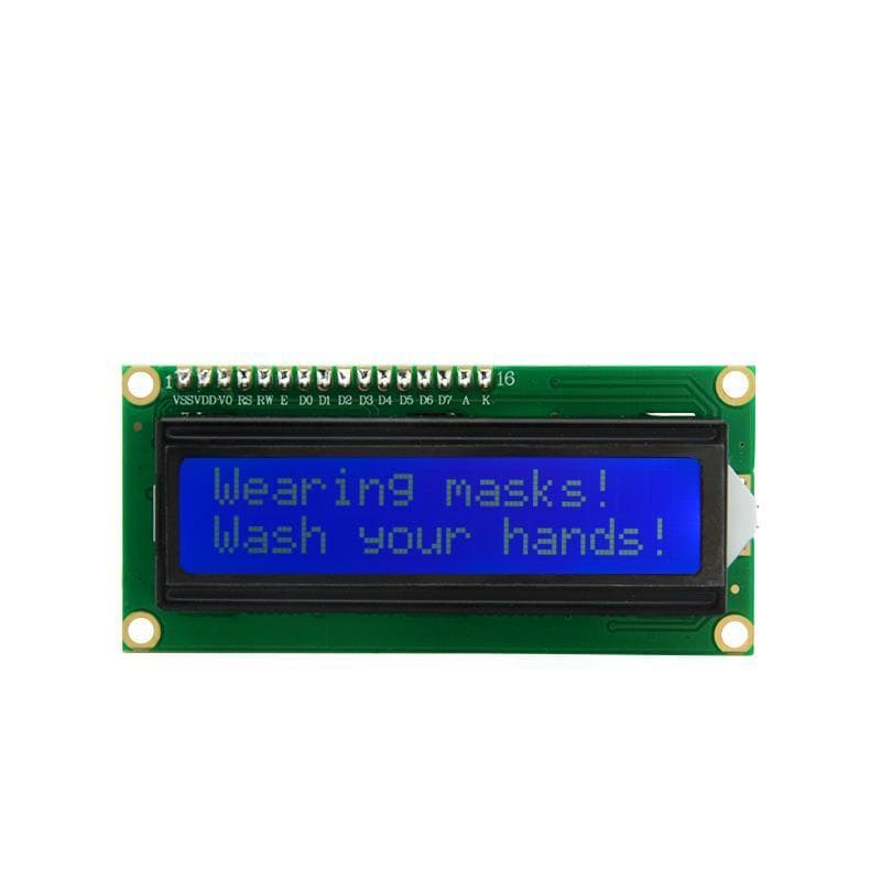 Placa adaptadora LCD1602 com Display LCD IIC/I2C/Módulo adaptador de biblioteca de função livre de Interface