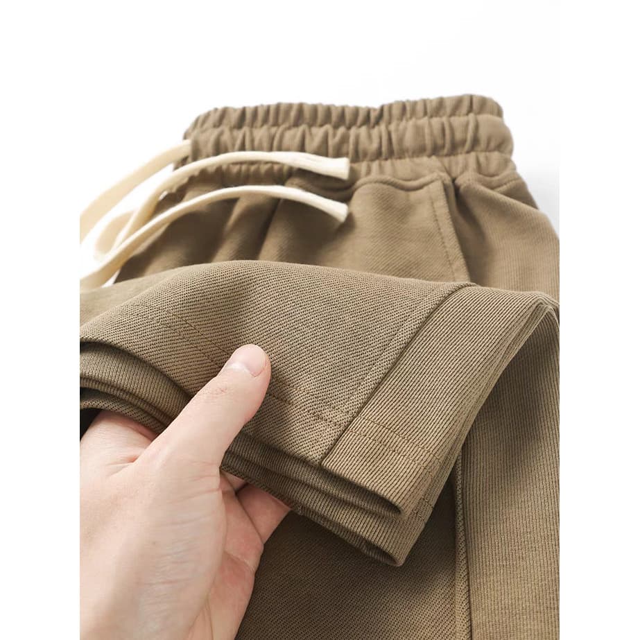 Americano pesado sarja costura Shorts masculino verão solto All-Match esportes casuais estilo fino calças de cinco ponto