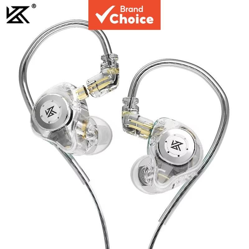 KZ Edx Pro Fones De Ouvido Com Fio Monitor Intra-Auricular Som De Alta Fidelidade Redução De Ruído Graves Profundos Ajus