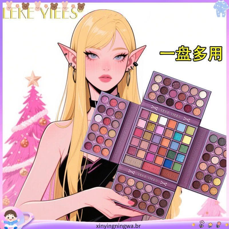 Fornecimento exclusivo transfronteiriço Xiaohongshu Venda quente Halloween 105 cores Paleta de sombras de alta Face Maqu