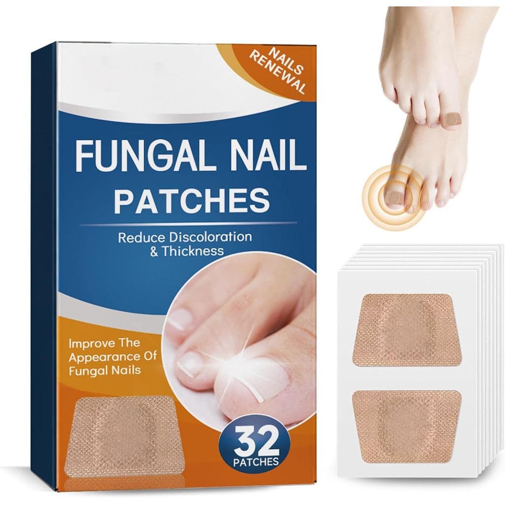 Conjunto de 32 adesivos para correção de unhas dos pés RoserRose - Repara unhas quebradiças - Fortalece as unhas - Adequ
