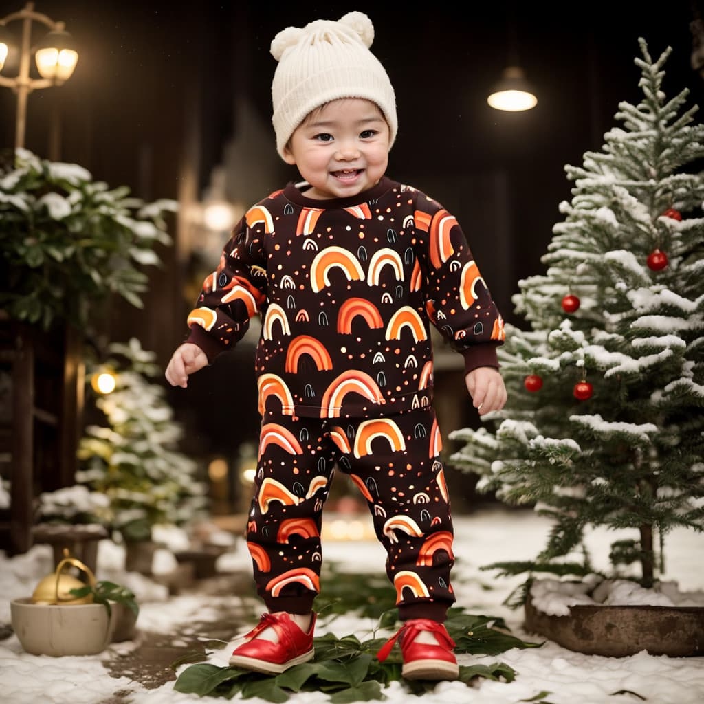 Arco-íris crianças roupas outono inverno dos desenhos animados doce crianças terno pijamas do bebê primavera outono roup