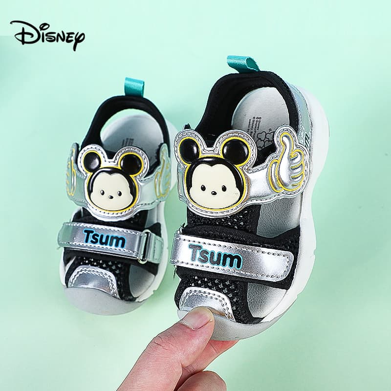 Disney disney sandálias de bebê verão crianças sapatos de praia sola macia antiderrapante meninos sapatos crianças da cr