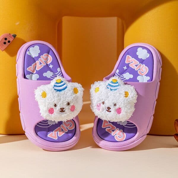 | slippers | ♛Crianças dos desenhos animados chinelos meninas 2024 novo estilo verão confortável sola grossa antiderrapa