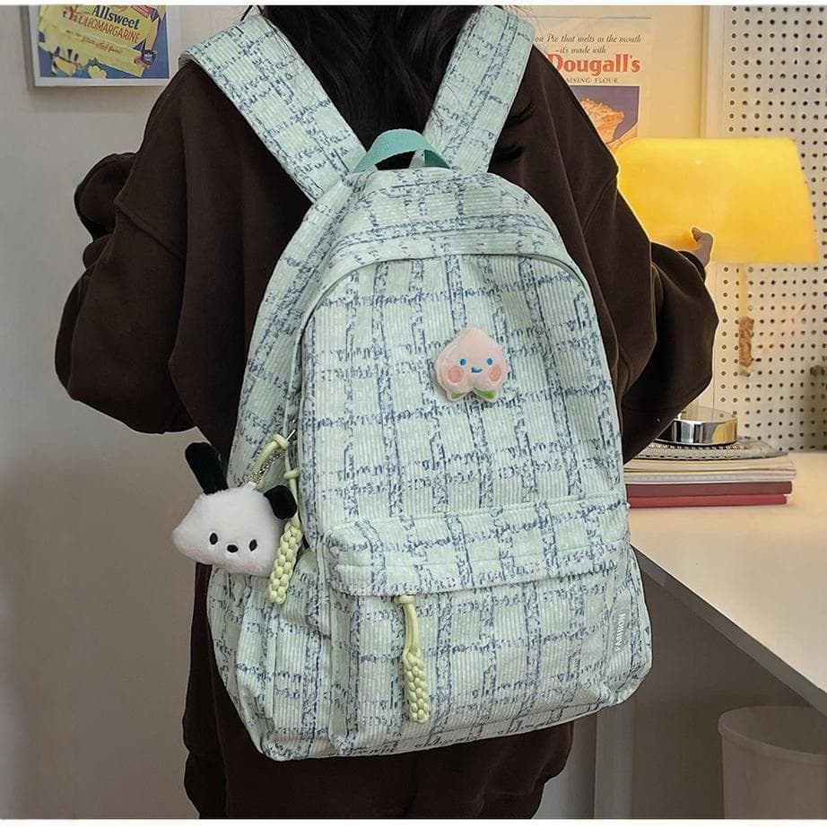 Mochila escolar para meninas do ensino médio, nicho simples, combinando, tamanho médio, mochila para estudantes do ensin