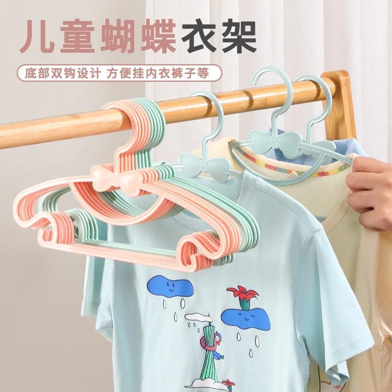 Crianças cabide de roupas do agregado familiar crianças recém-nascidos multifuncional retrátil cabide infantil bebê Rack