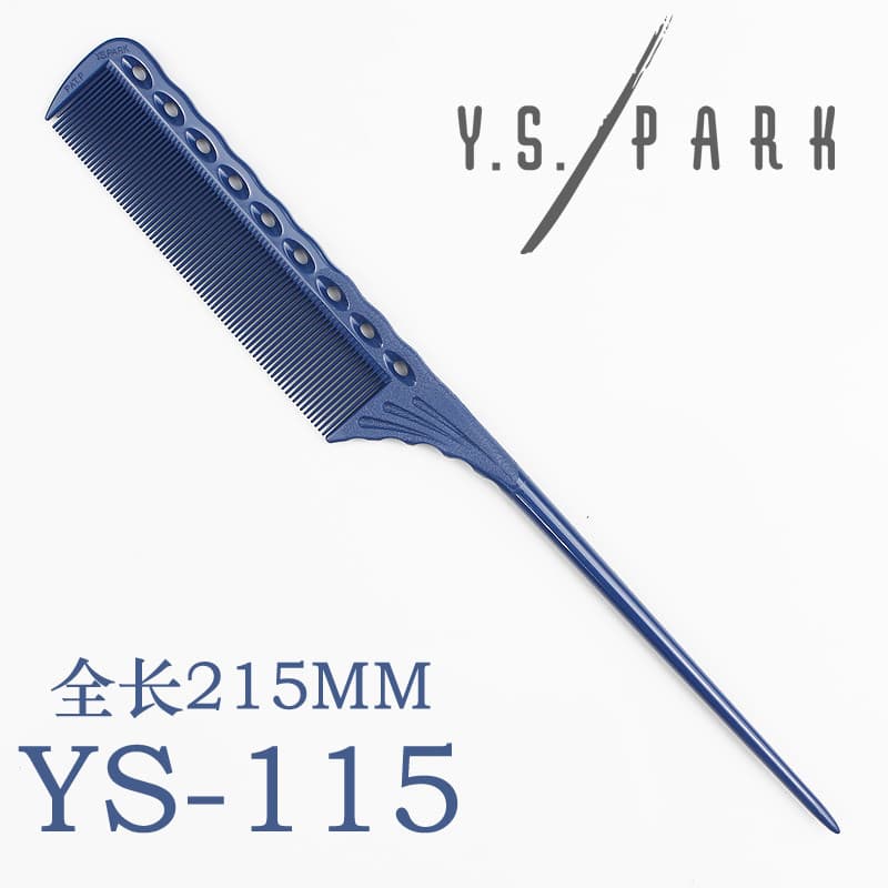 Japão japão YS.PARK cabeleireiro profissional apontou cauda pente resistente a altas temperaturas YS115 denso dente esco