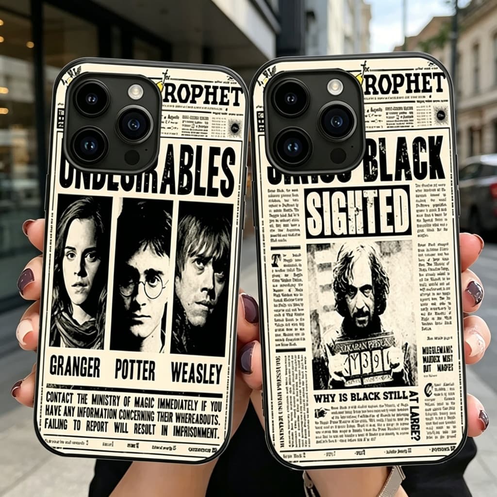 【Motorola/Realme】Capa De Telefone De Movimento 3D De Harry Potter À Prova D'água Com Proteção Total Para Presente
