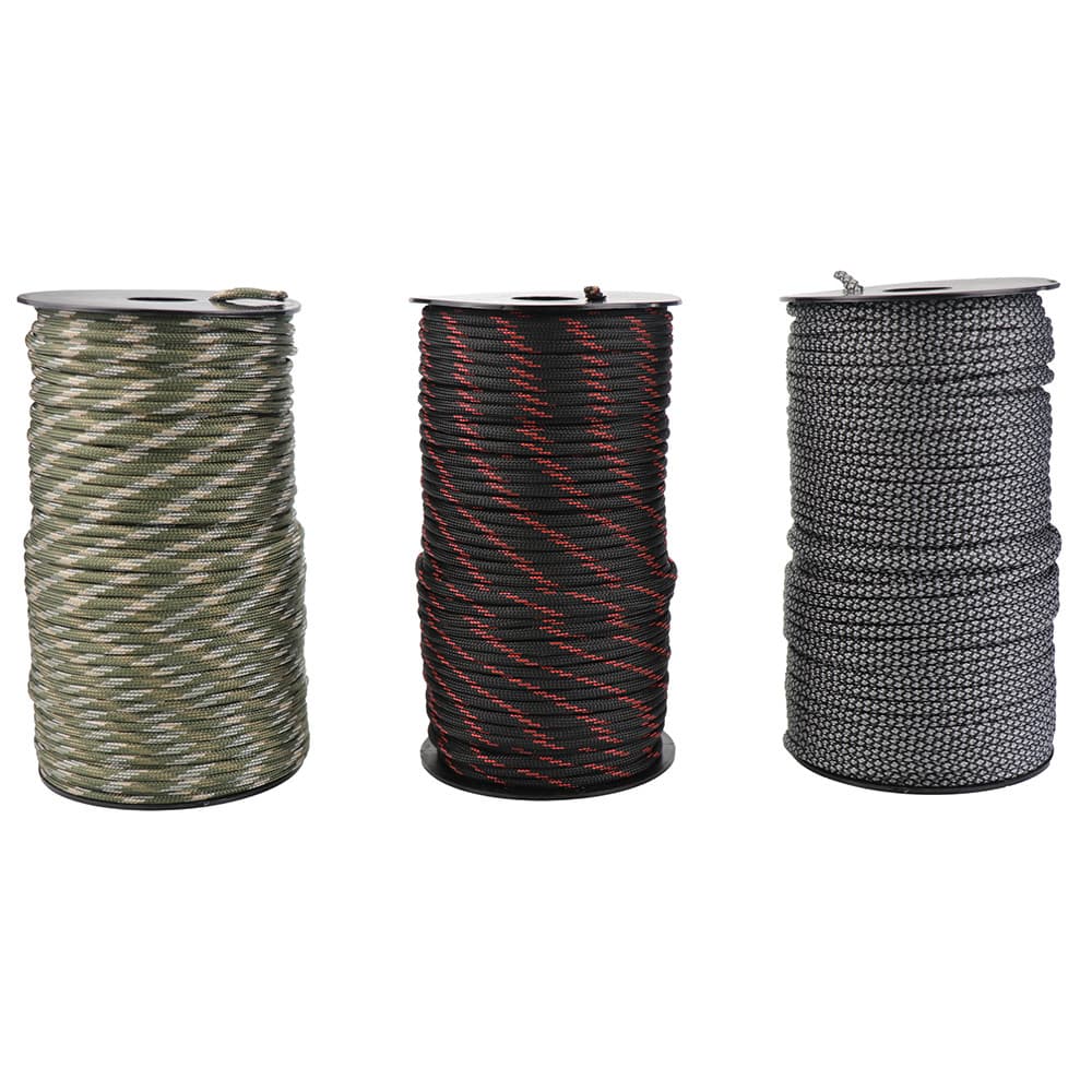 PSKOOK550 Multifuncional 12 núcleos guarda-chuva corda campo de ignição de emergência ferramenta EDC Paracord