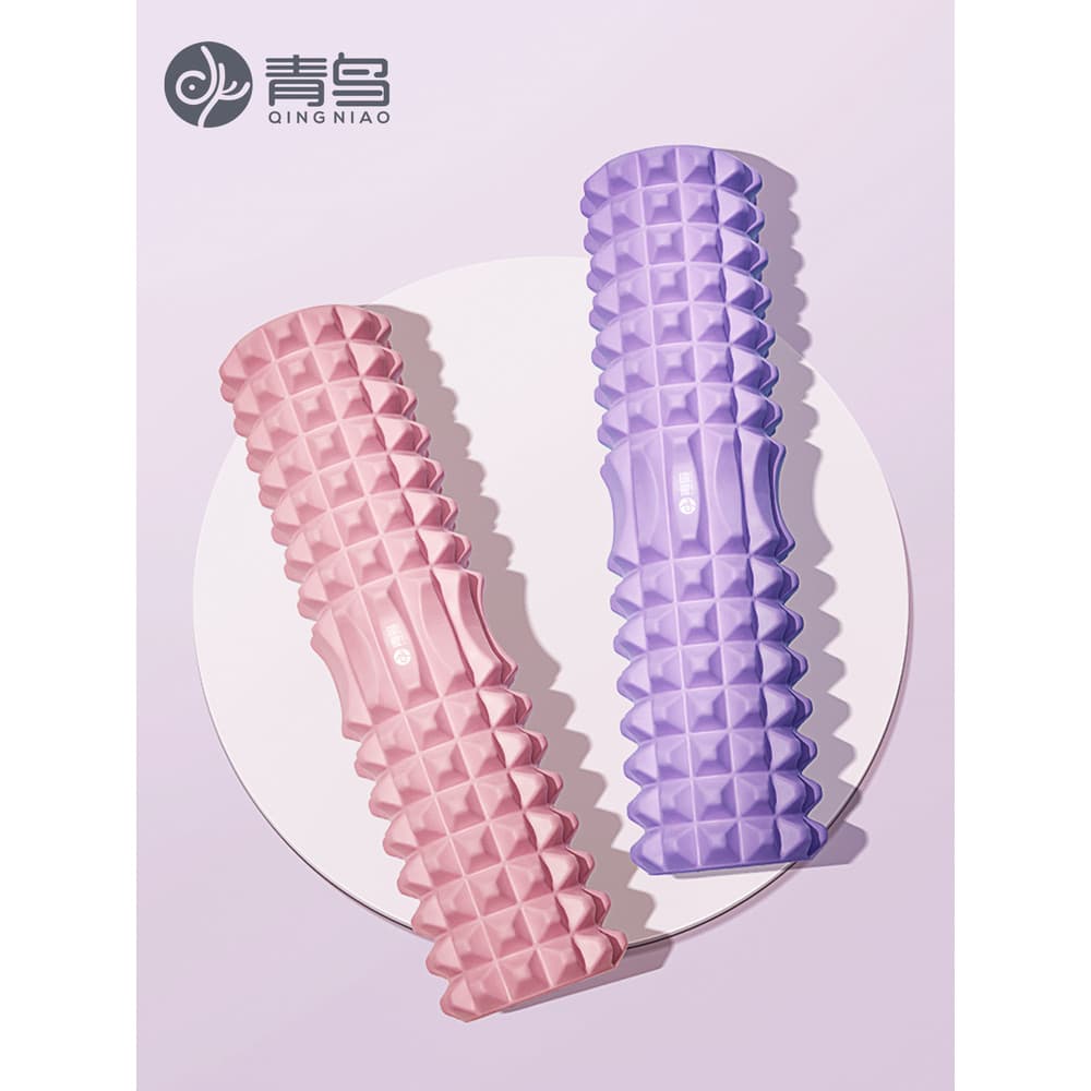 Rolo de espuma de pássaro azul, rolo de ioga, relaxamento muscular, massagem Mace, equipamento de Fitness dedicado, rolo