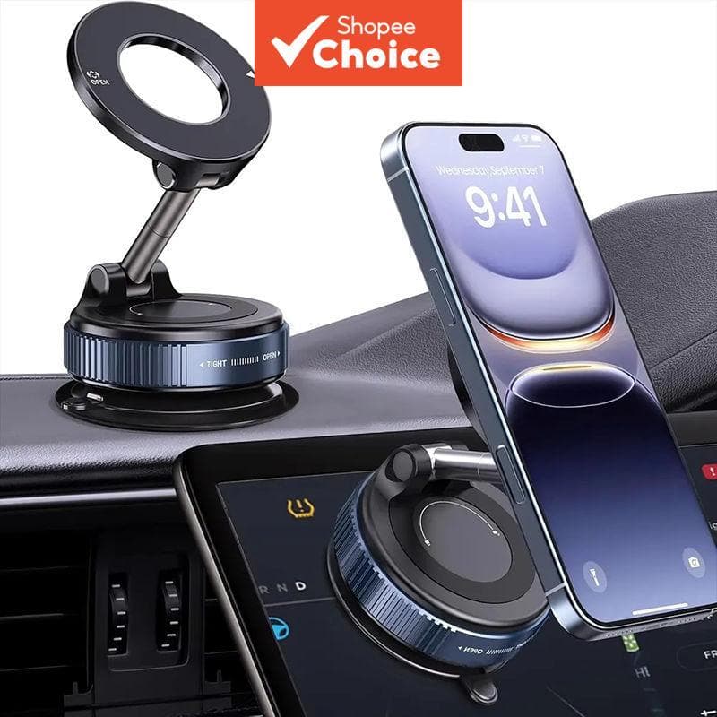 Nova Rotação De 360 Graus Multi-Ângulo Ajustável Magnético Montagem Do Carro Dobrável Sucção A Vácuo Suporte Telefone Pa