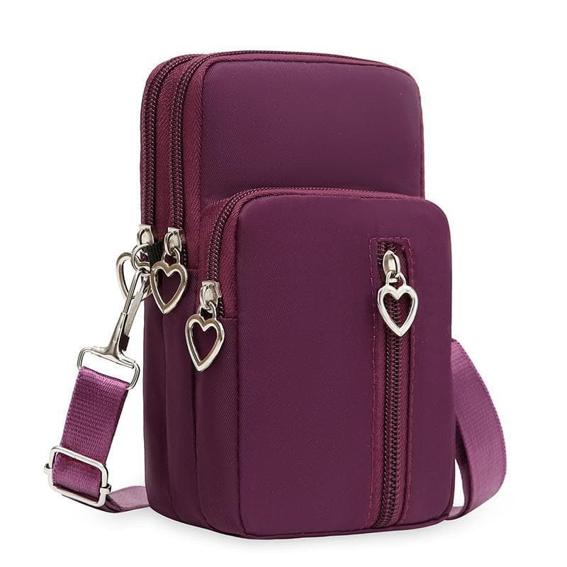 Bolsa de moedas de pulso portátil versão coreana novo estilo bolsa para celular mensageiro feminina bolsa para cel