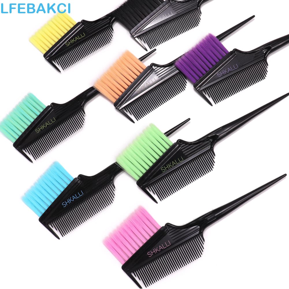 Pincéis Para Colorir Tintura De Cabelo , Pente De Cauda , Escova Cabeleireiro , Lado Duplo