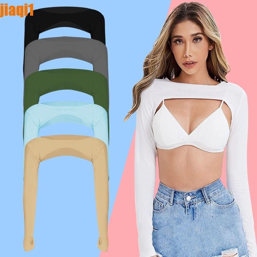 JIAQI1 Mangas de Proteção Solar para Braços, Xale Protetor de Seda Gelada para o Verão, Proteção UV