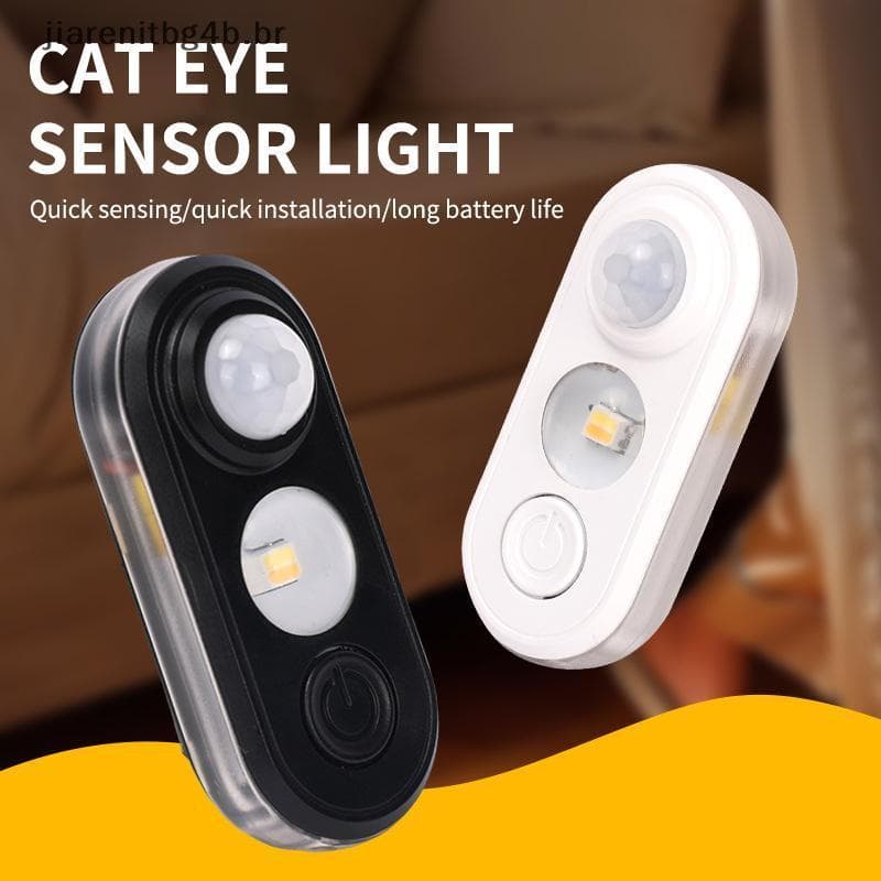JIARN USB Recarregável Auto On/Off Sensor De Movimento Luz Noturna Lâmpada De Cabeceira Inteligente Para Quarto Corredor