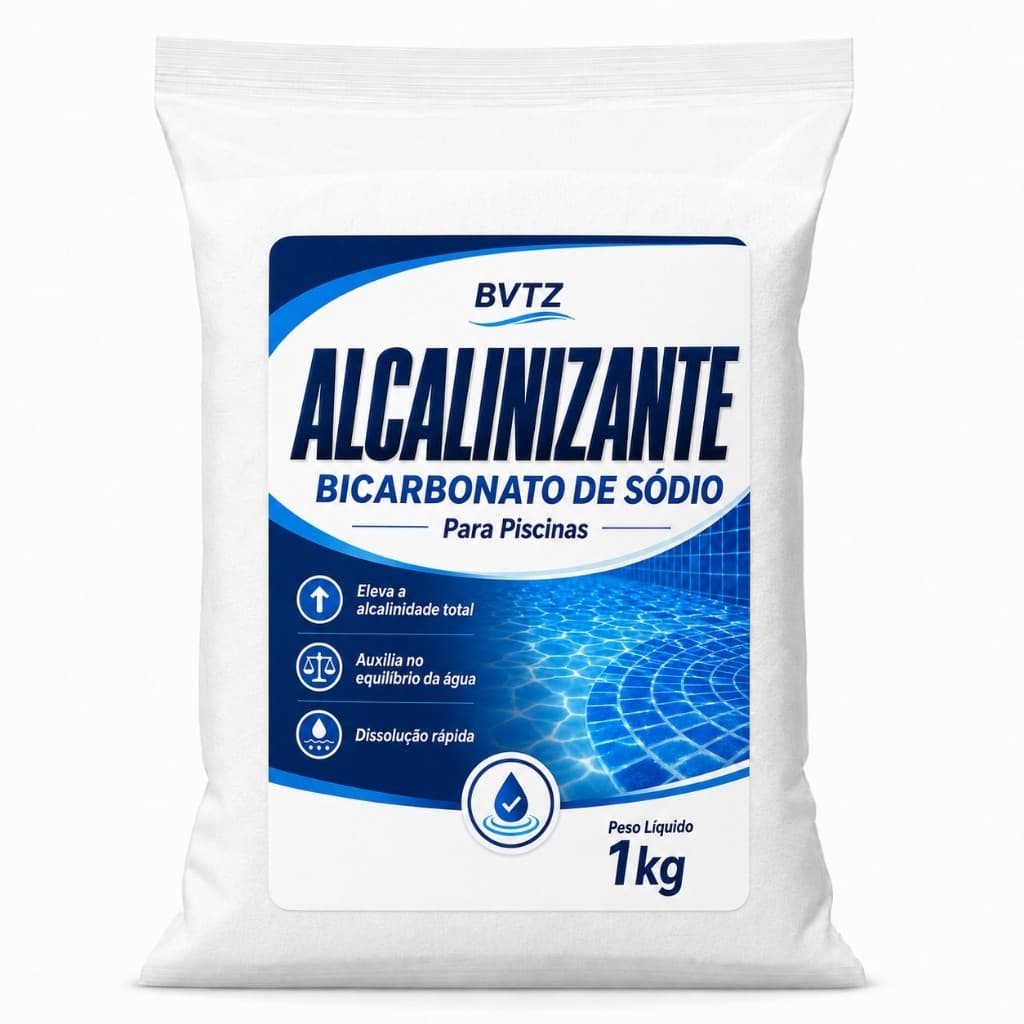 Elevador De Alcalinidade Bicarbonato De Sodio Para Piscina Tratamento De Agua Alcalinizante