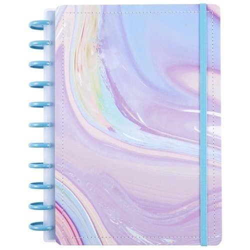 Caderno Inteligente Algodao Doce Medio Disco Reposicionavel Reutilizavel
