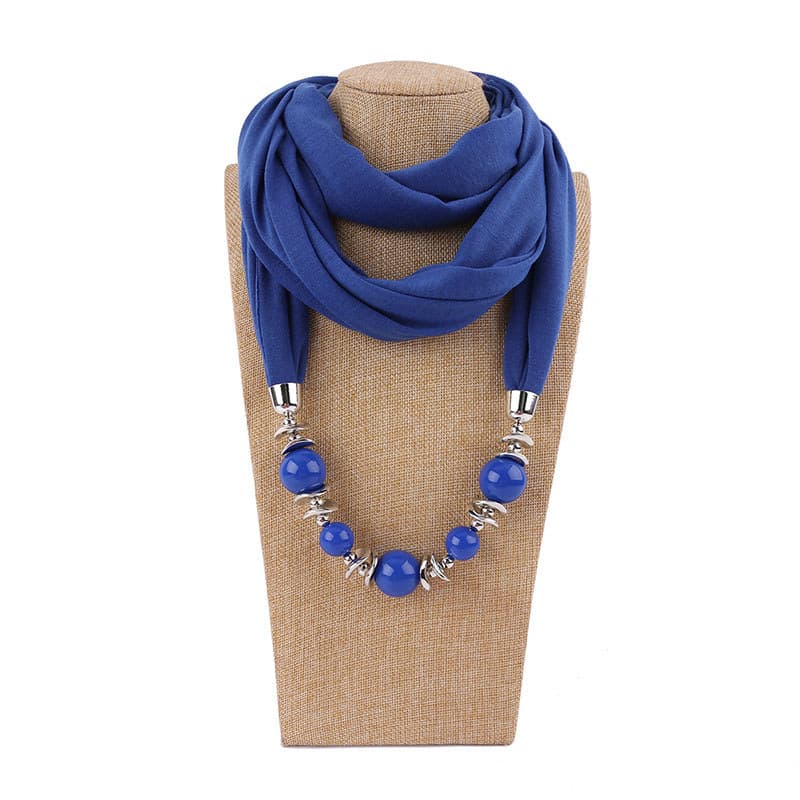 Estilo étnico colar estilo babador feminino estilo fino primavera outono roupas combinando lenço decorativo lenço de sed