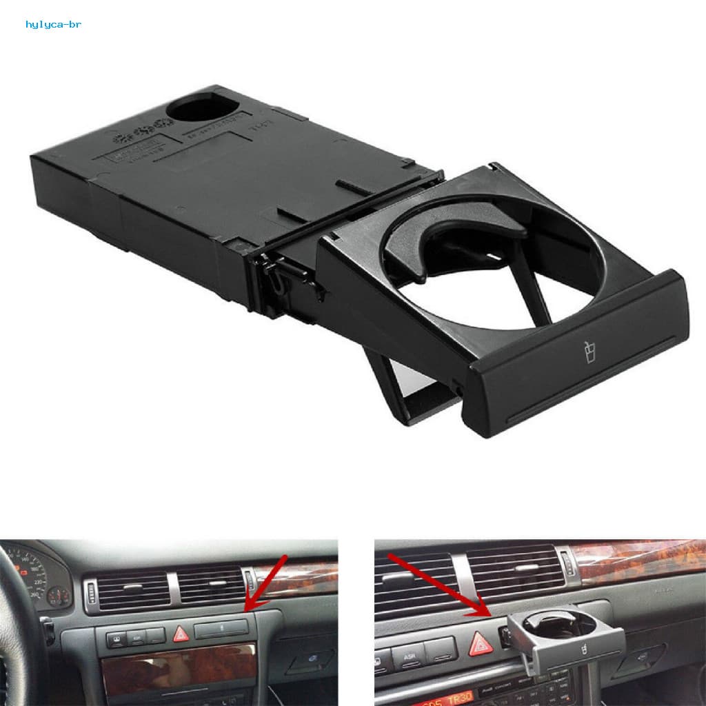 Suporte De Copo Automático Dobrável Antiderrapante Garrafa De Bebida 4B0862534D Para Audi C5 A6 98-05