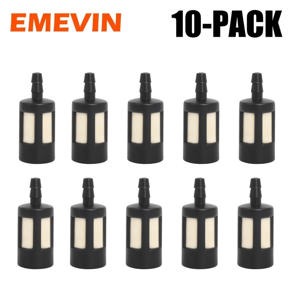 Filtro de combustível Universal a gasolina EMEVIN-10 peças, adequado para tubulação de combustível de 1/8 "de diâmetro i