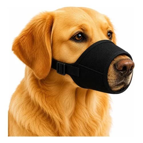 Focinheira Nylon Ajustável Cães Pequenos N-7 Não Machuca Pre Preta Grande N 7 Oferta