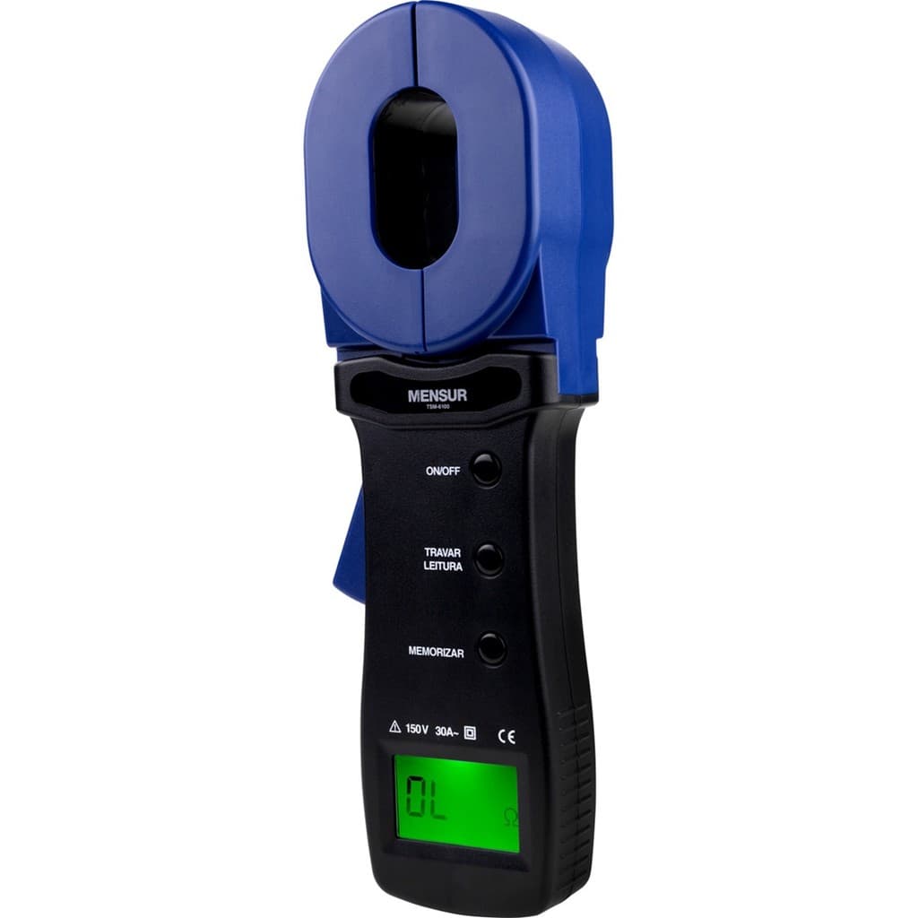 Alicate Terrômetro Digital Mensur TSM-6100 CAT III 150V