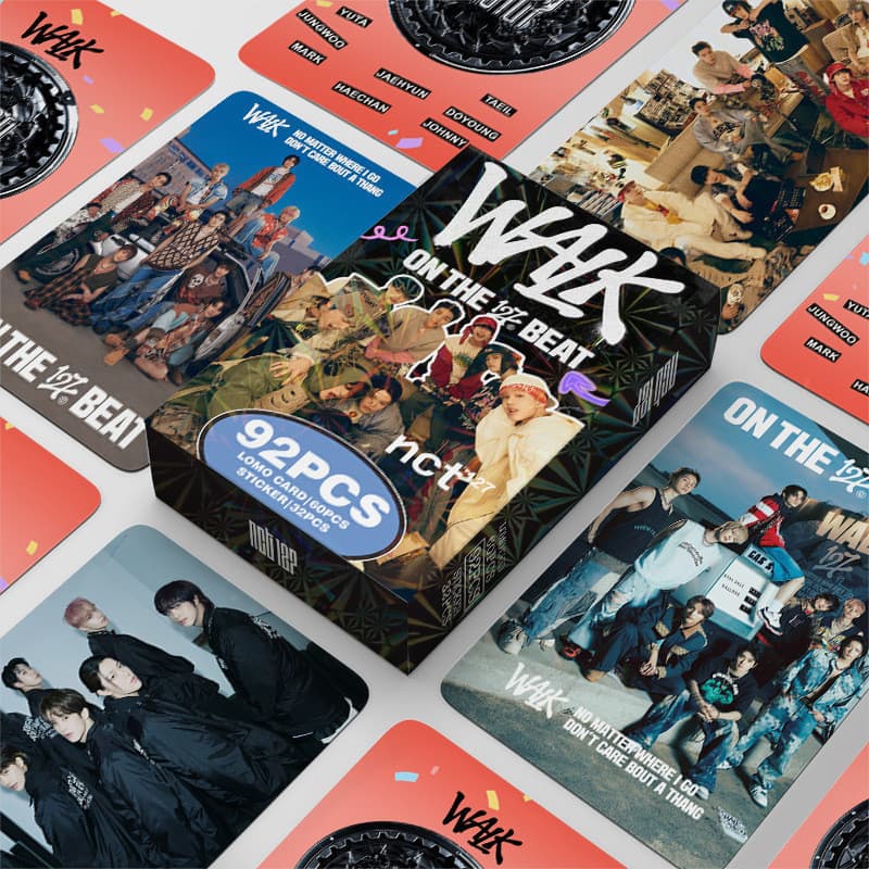 92 Peças/Caixa Cartões Fotográficos NCT127 Walk KPOP LOMO Coleção O6EJ ZMZL