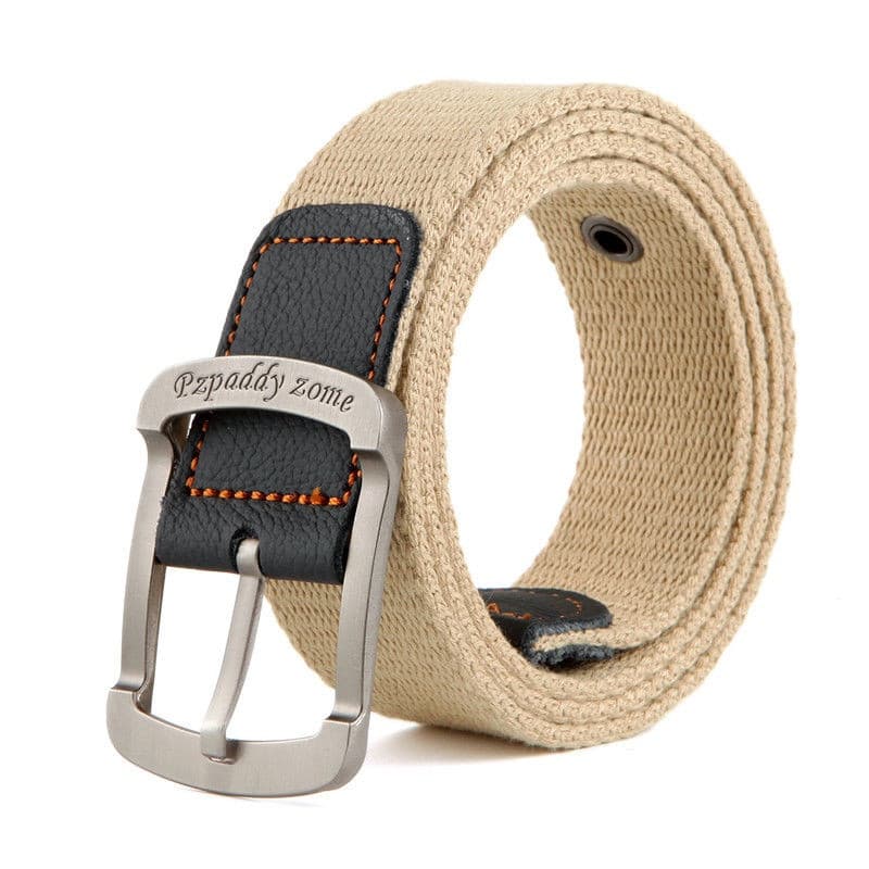 Cinto de Lona para Homens, Cintura Destacável, Jeans Tamanho Grande XJN