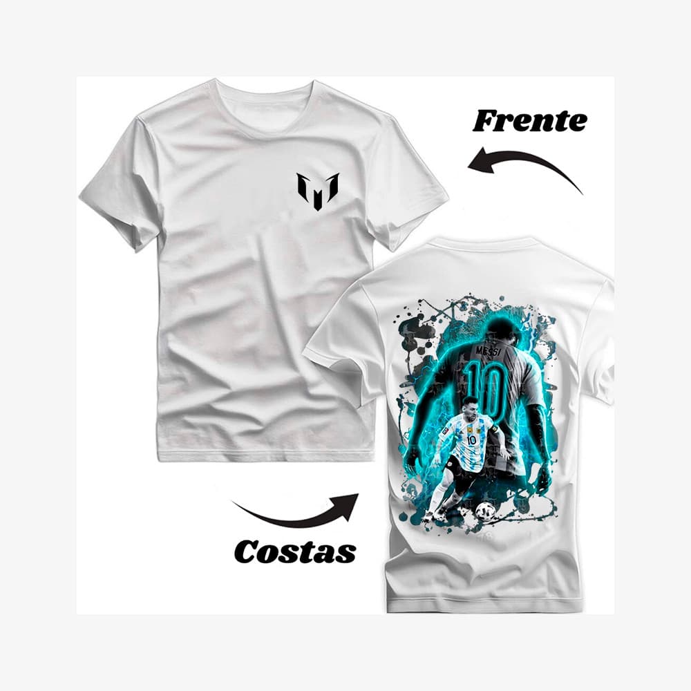 Camiseta Estampada Messi Camisa Personalizada Messi