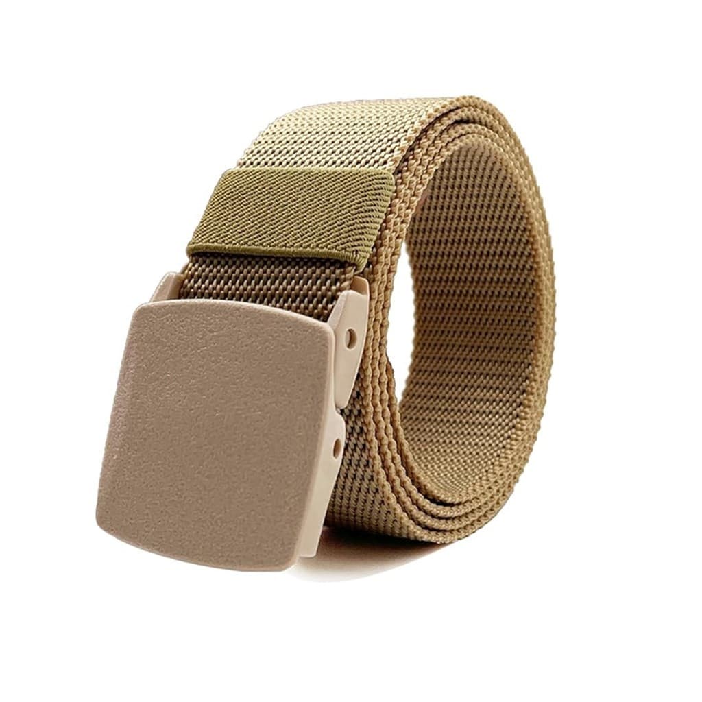 Cinto Tático de Lona Fivela Plastico Antialérgico Sem Metal