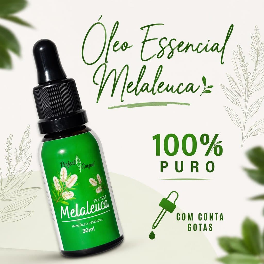 Óleo Essencial de Melaleuca Conta gotas