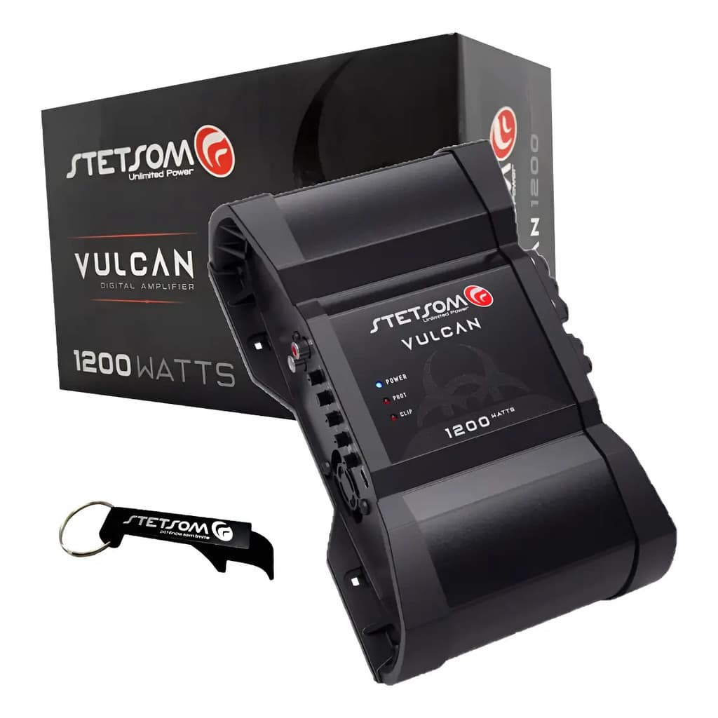 Módulo Stetsom Vulcan 1200 4 Ohms Rms 1 Canal