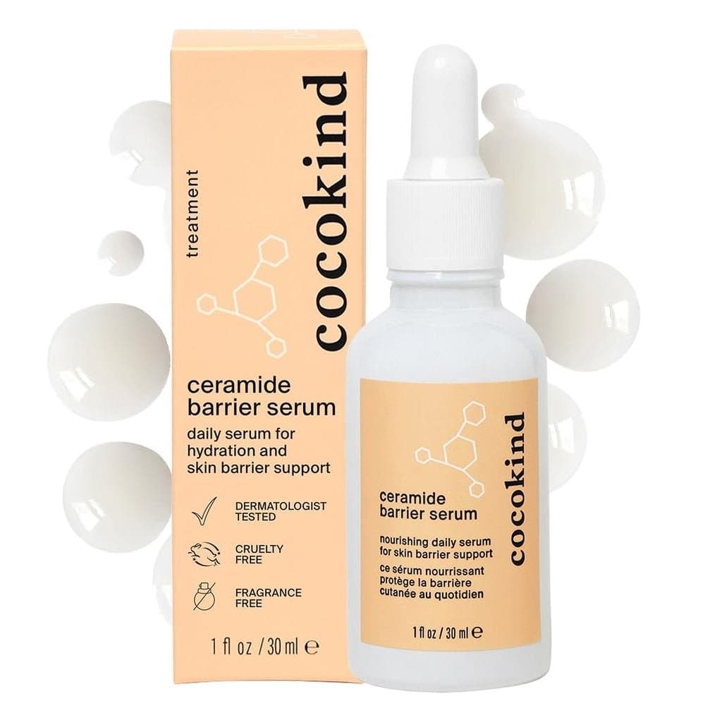 Cocokind Ceramide Barrier Serum, um sérum hidratante para reduzir a secura, adequado para todos os tipos de, inclui