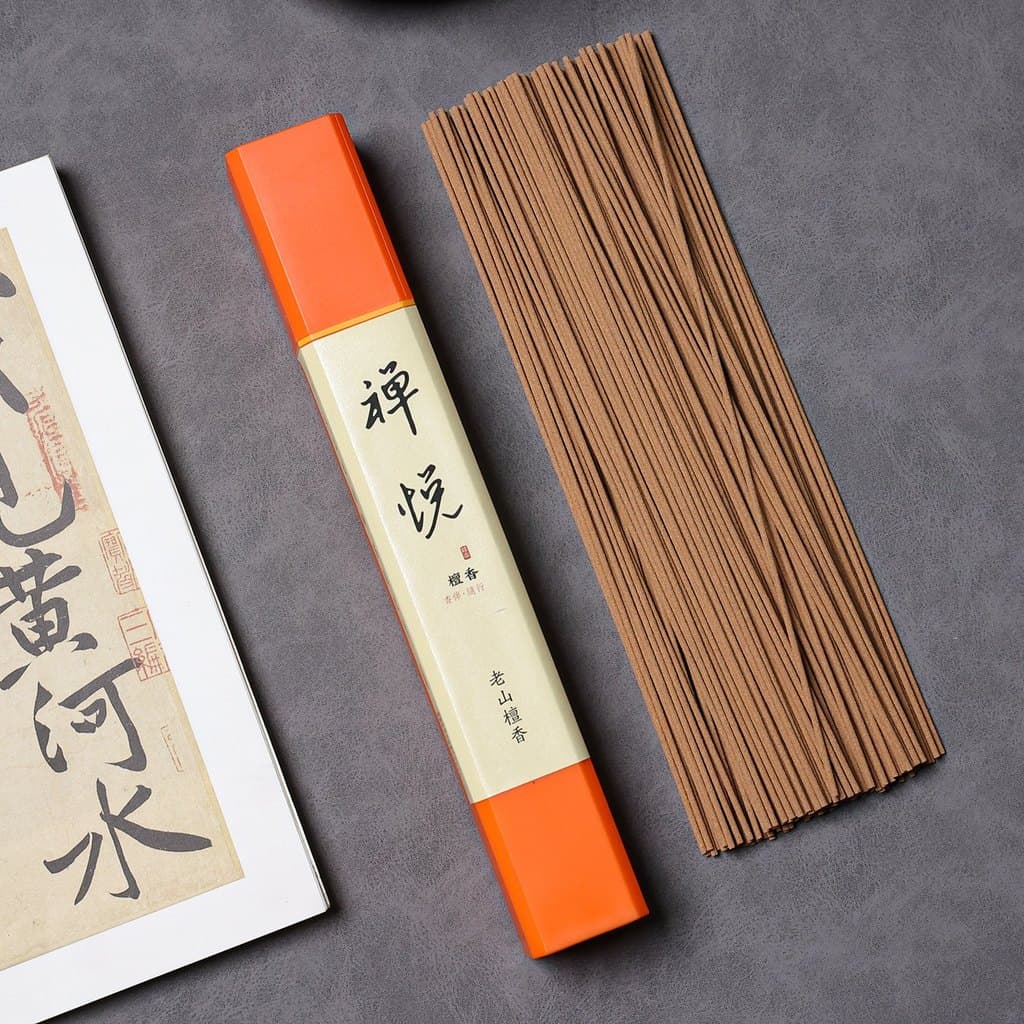 Zen Yue Laoshan Sândalo Fragrância de Leite Caramelo Picante Sândalo Natural Zen Meditação Cerimônia de Sala de Chá Buda