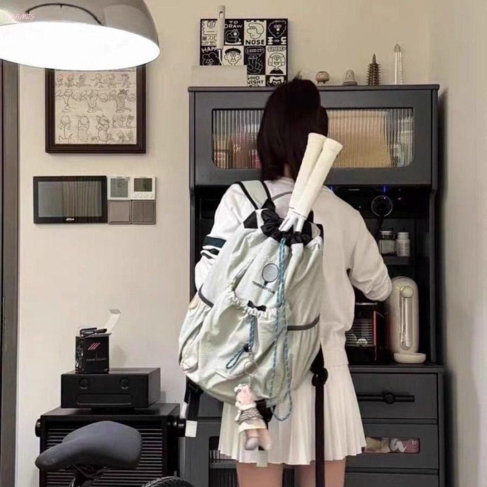 Mochila De Armazenamento De Raquete Esportiva ADAMES , Bolsa De Ombro Leve De Grande Capacidade Para Fitness , Tênis