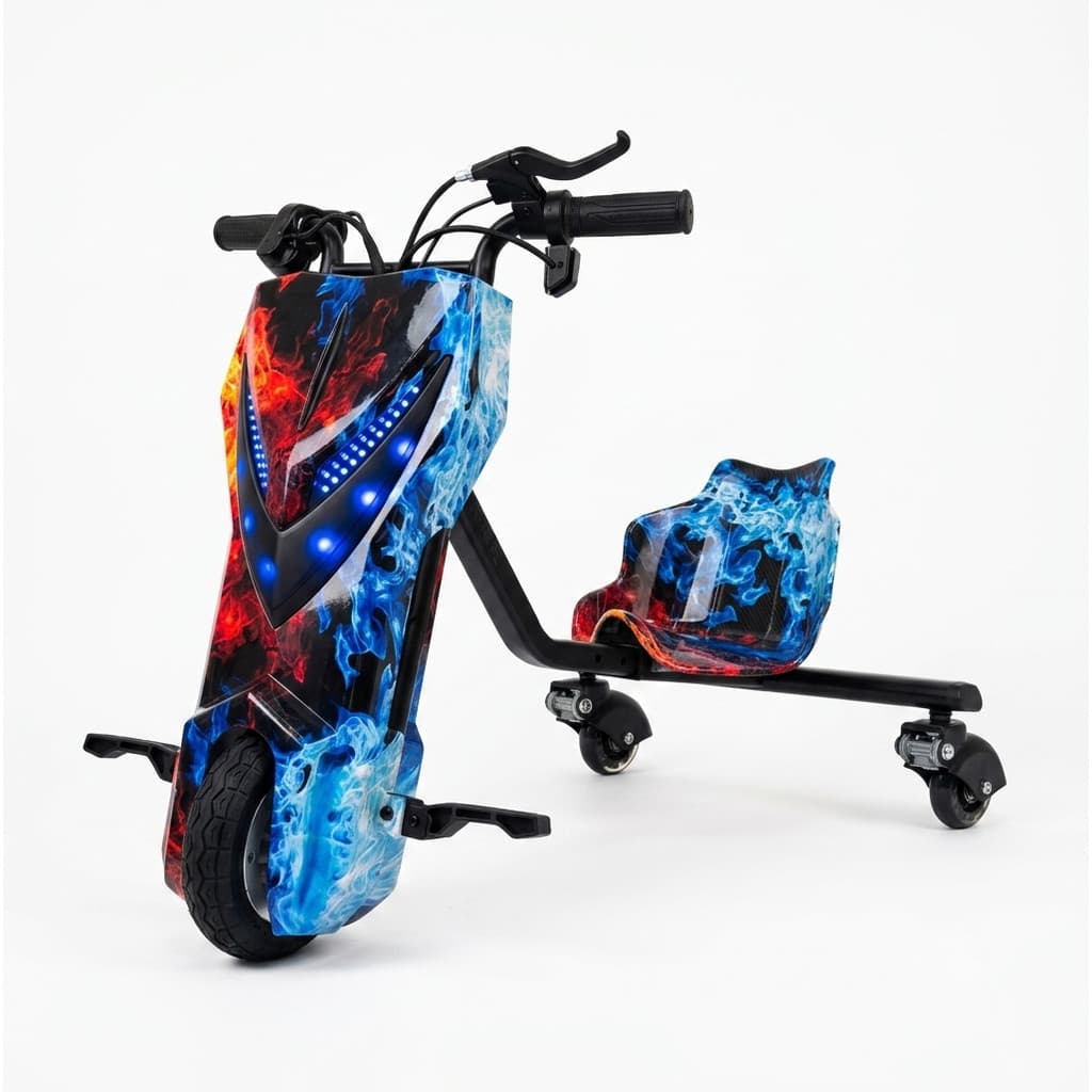 Triciclo Drift Infantil Eletrico Led Motor 250w Bluetooth Até 80kg