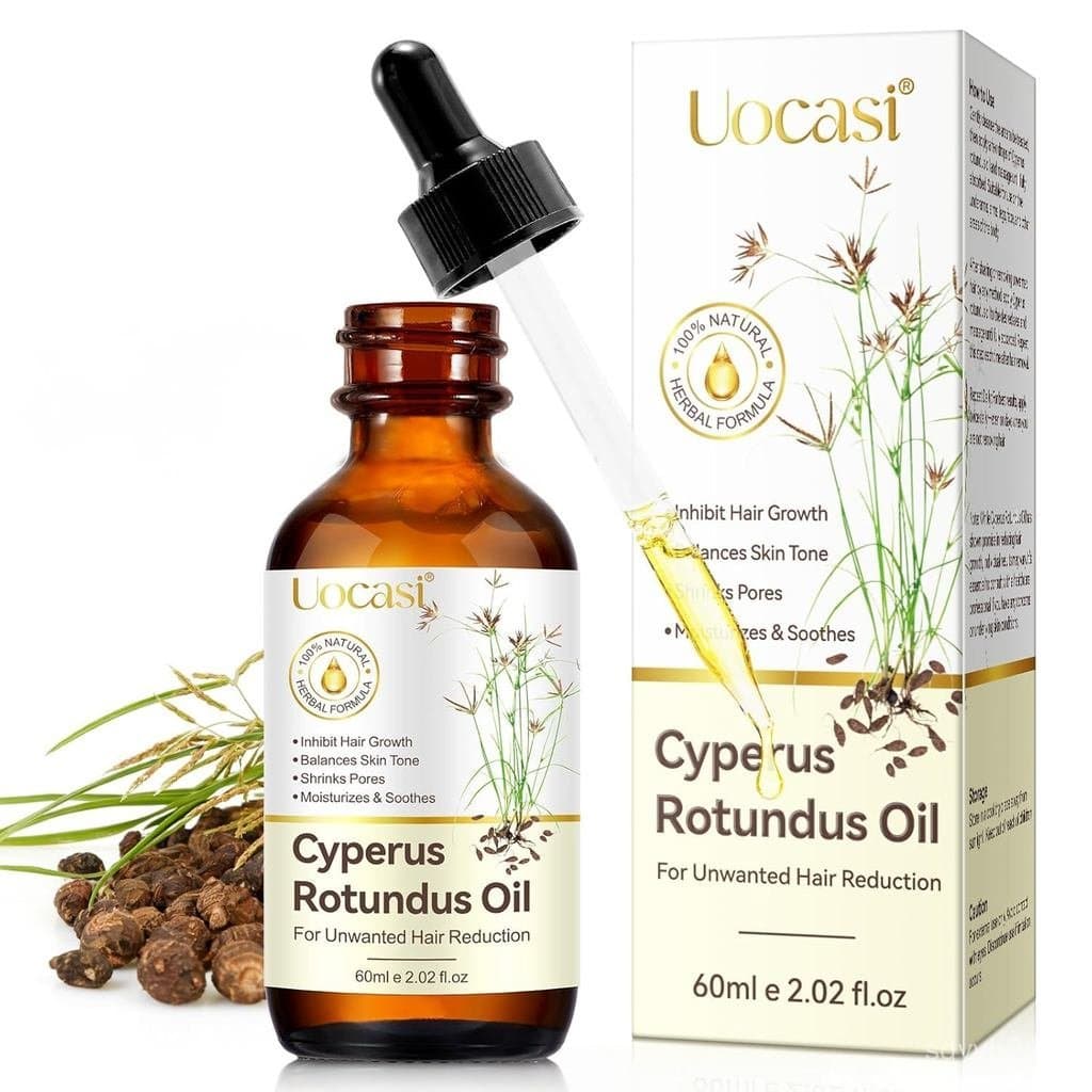 Óleo de Uocasi Cyperus Rotundus, Óleo de Cipreste Rotundus para Remoção de Pelos, Inibidor para Reduzir o Crescimento Ex