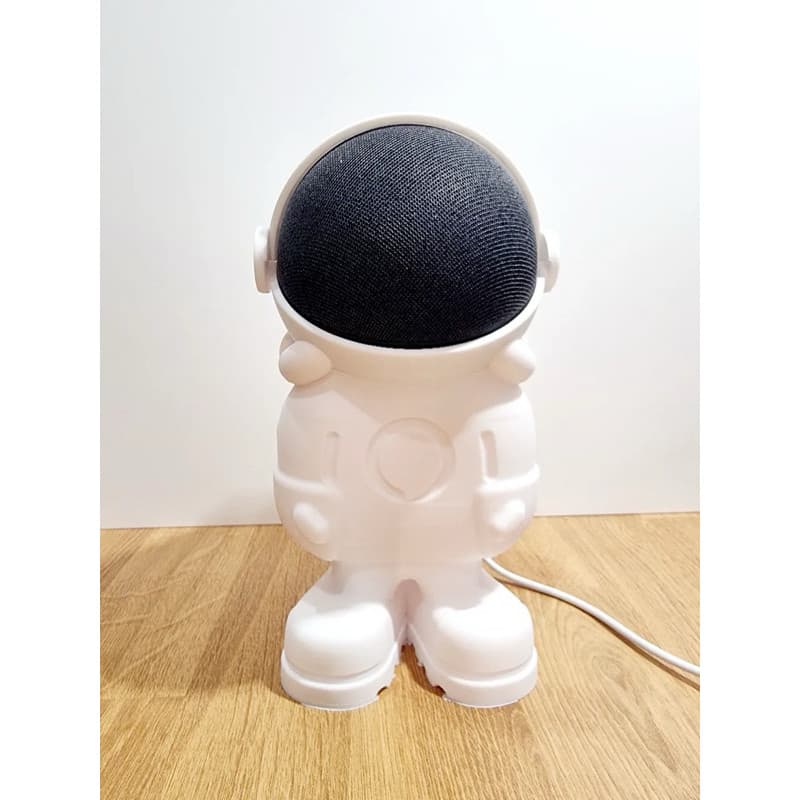 Suporte para Alexa Echo Dot em Formato de Astronauta | Base Decorativa para Echo Dot | Porta Alexa Espaçonauta